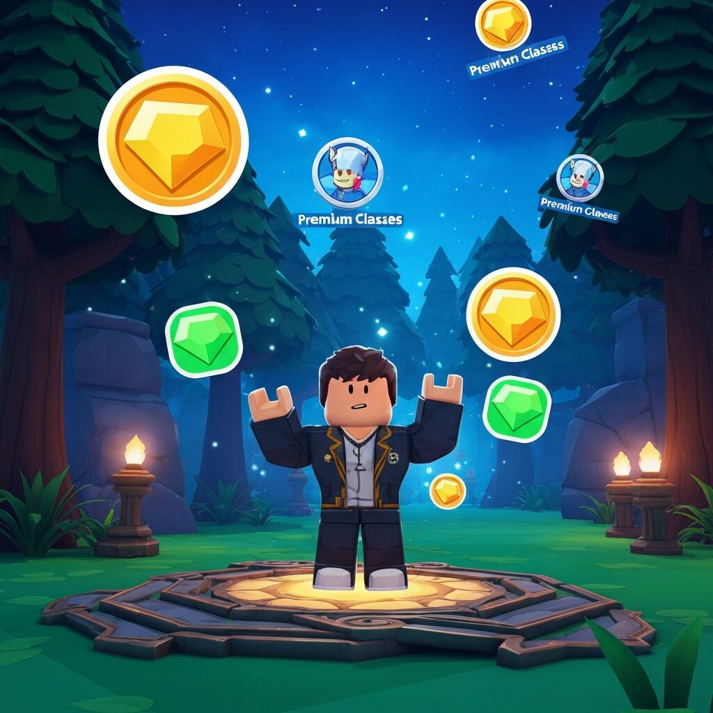 Earn Free Gems & Premium Classes Safely in Roblox 99 Nights