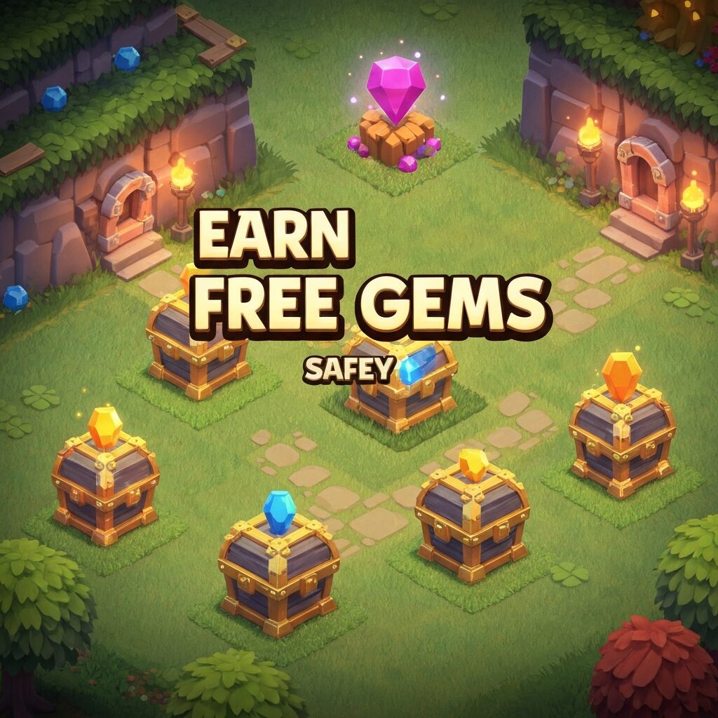 Earn Free Gems in Clash of Clans Safely & Legally